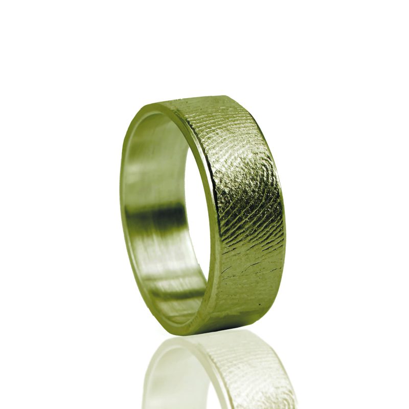 Vingerafdruk ring Goudkleurig 0101-00G
