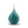Frosted Line Druppel Medium Kat Opaak Turquoise U01MK-FOT