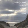Troostgeschenk gedicht 1 duinen achtergrond