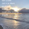Troostgeschenk gedicht 1 zee achtergrond