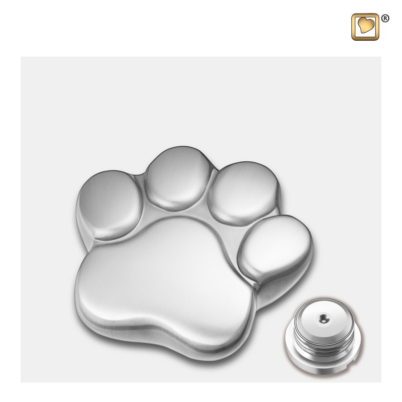 LovePaw Pet Keepsake Urn Bru Pewter P672K_c