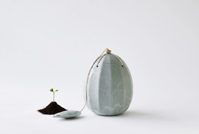 Biologisch afbreekbare urn - Beyond Life Mosgroen - BLMG01