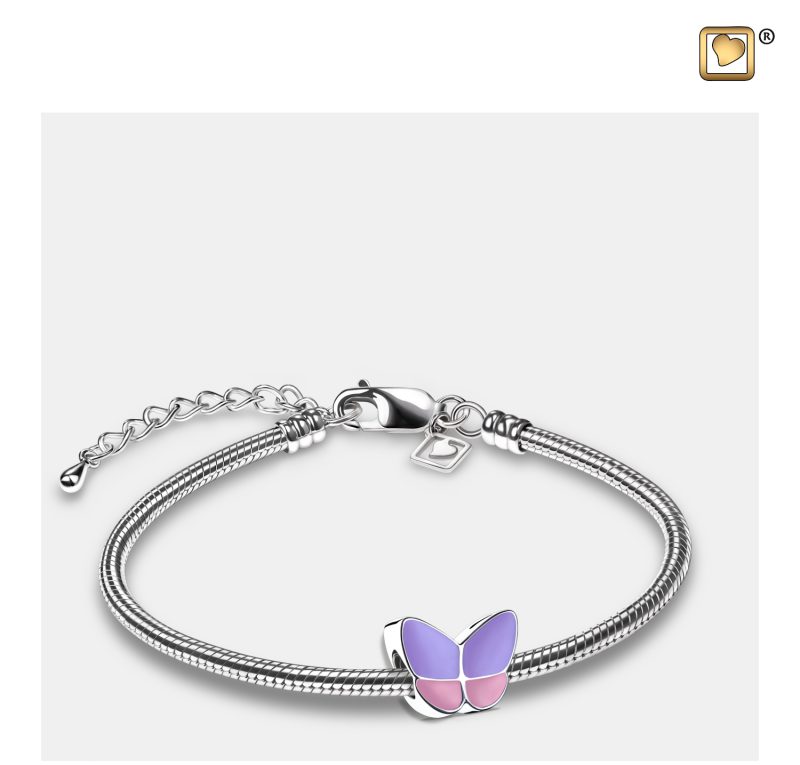 Asbedel - Wings Of Hope | Pearl Lavender | Sterling Silver tint BD2090_a