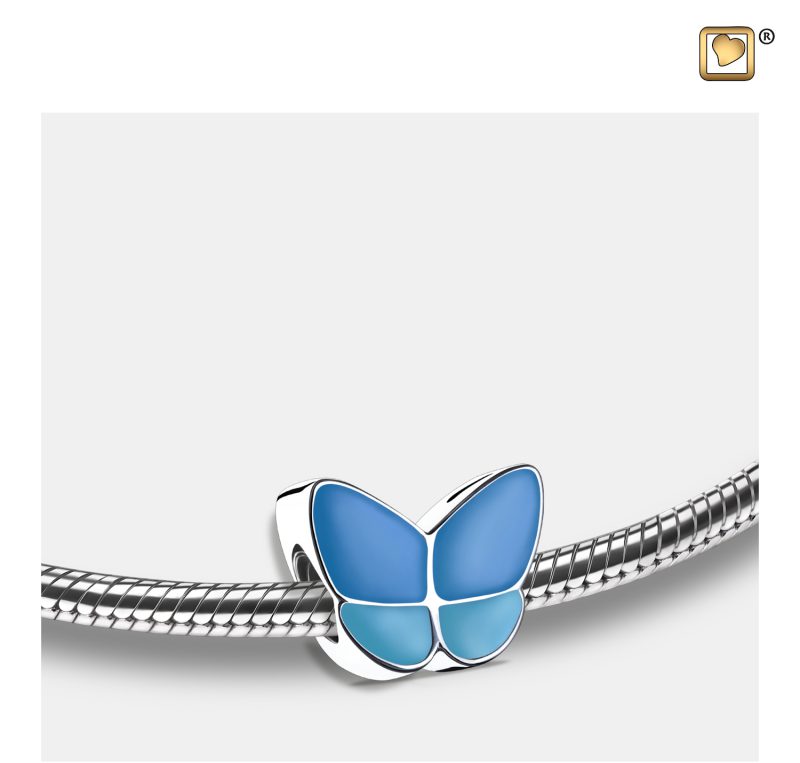 Asbedel - Wings Of Hope | Pearl Blue | Sterling Silver tint BD2091