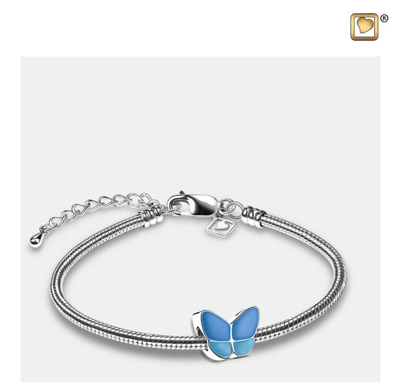 Asbedel - Wings Of Hope | Pearl Blue | Sterling Silver tint BD2091_a