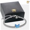Asbedel - Wings Of Hope | Pearl Blue | Sterling Silver tint BD2091_v