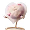 Urn Hart – Frosted Line Pebble Hart | 50ml | Gepersonaliseerd