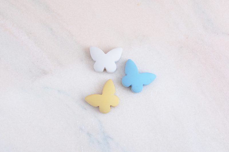 Troostbox gedenksteen klein - Vlinder mix blauw | Limited Edition