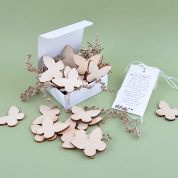 Memory Markers Vlinders – Hout | Mix van 20 stuks