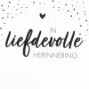Kaart A6- In Liefdevolle Herinnering